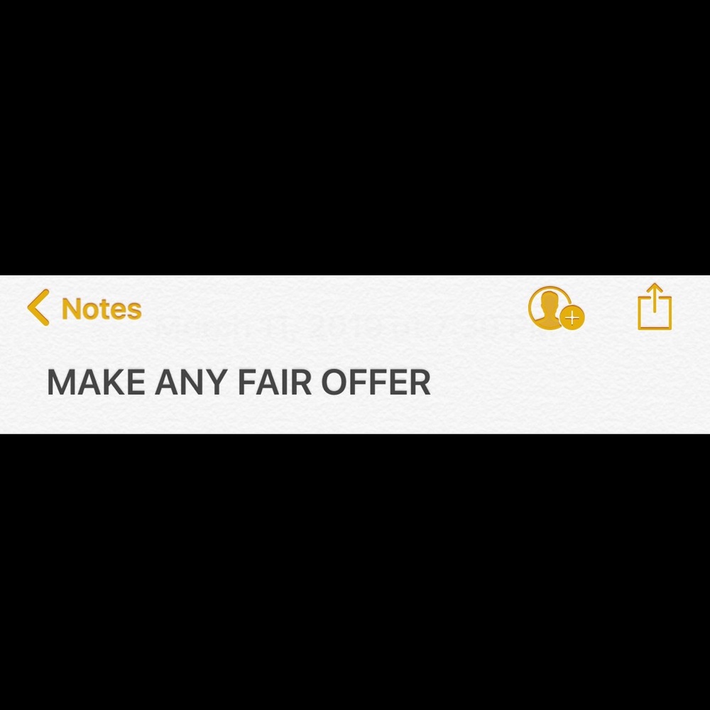 Make an offer!